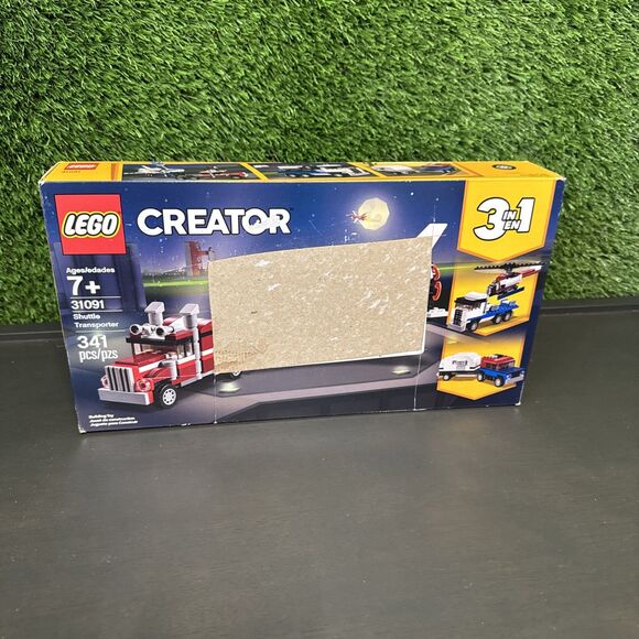 LEGO Creator Shuttle Transporter 3-in-1 Building 31091 New Damaged Box - Picture 1 of 6